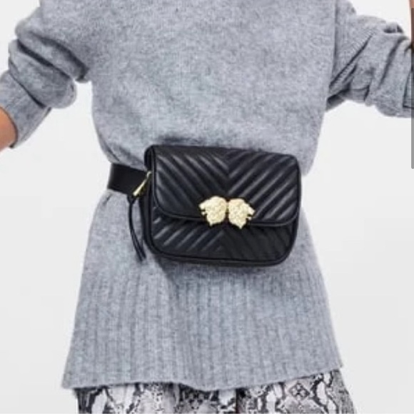 Zara lions leather crossbody and belt bag - Picture 2 of 8